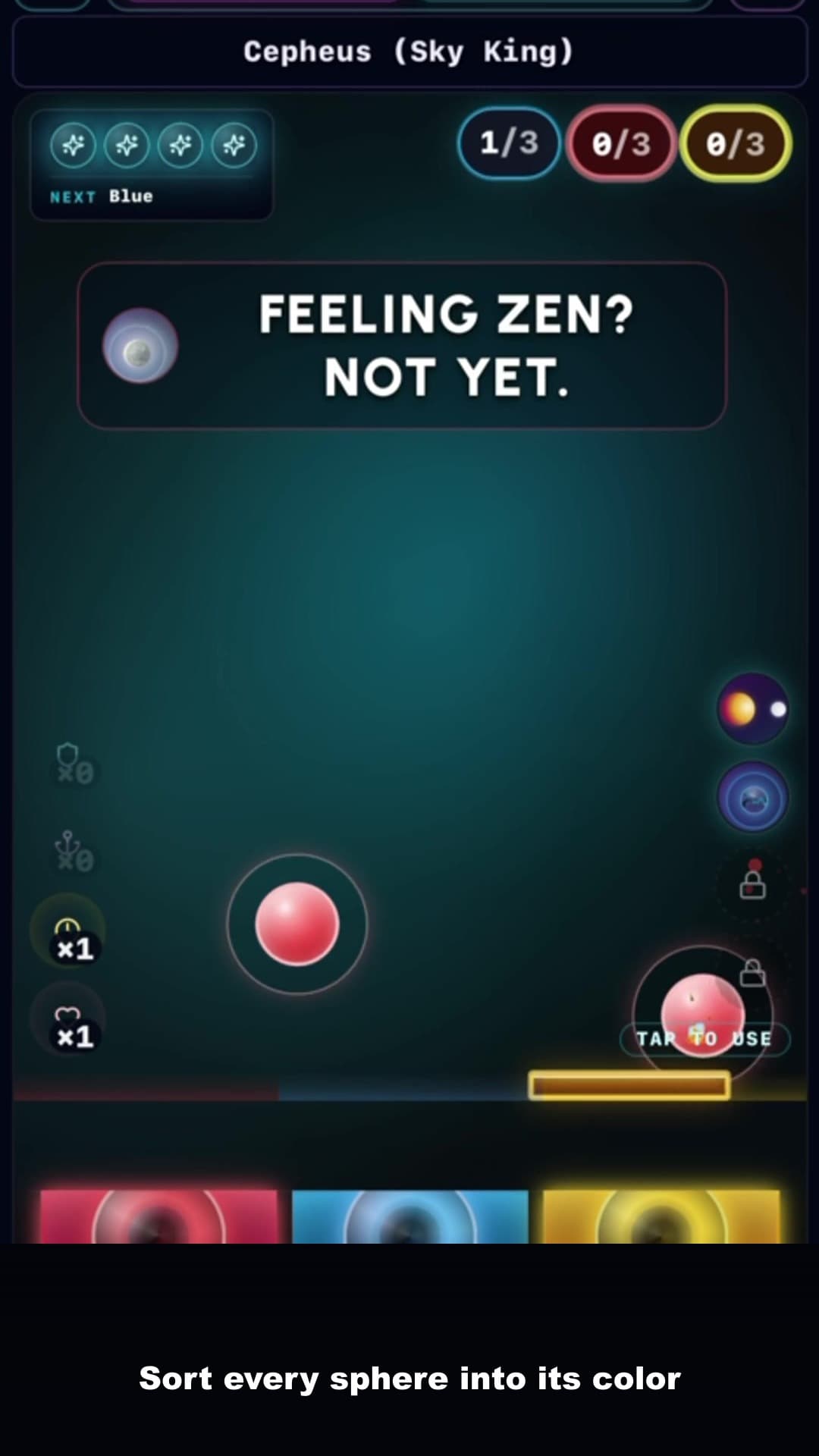 Starsort gameplay screenshot 2